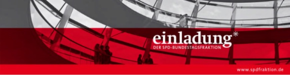 Einladung der SPD-Bundestagsfraktion