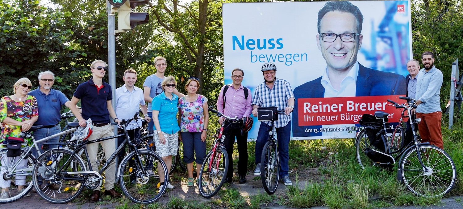 SPD-„Fahrradgipfel“: Radschnellweg und neuer Brückenschlag zwischen Neuss und Düsseldorf sollen schnell vorangebracht werden