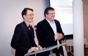 Andreas Rimkus und Prof. Karl Lauterbach