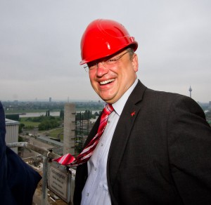 Andreas Rimkus während eines Kraftwerk-Besuches auf der Lausward in Düsseldorf