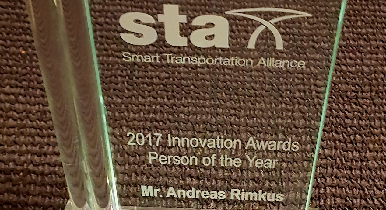 Engagement für die Vision Smart City: Andreas Rimkus in Brüssel als „Person of the Year“ ausgezeichnet!