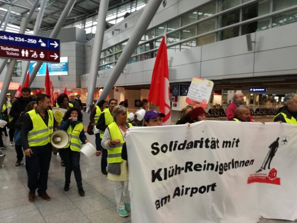 Andreas Rimkus unterstützt den Aufruf der IG BAU Düsseldorf und solidarisiert sich mit den Reinigungskräften am Düsseldorfer Flughafen