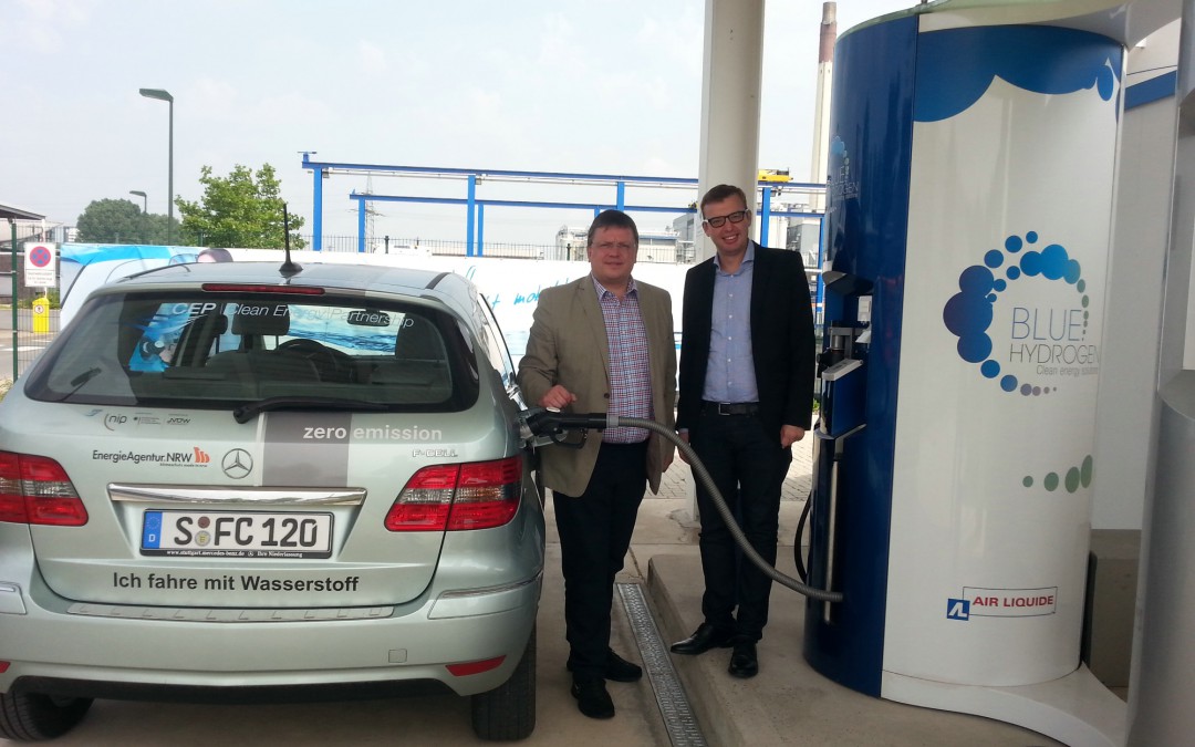 Wasserstoff macht mobil: Andreas Rimkus besuchte das Netzwerk Brennstoffzelle und Wasserstoff der Energieagentur NRW