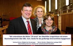Marion Warden, Katja Goldberg-Hammon und Andreas Rimkus
