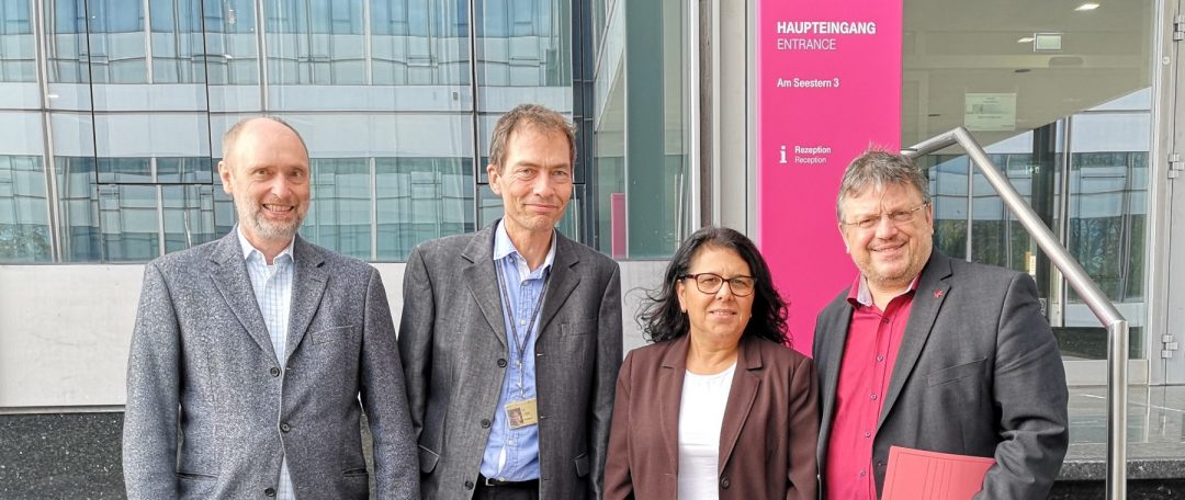 Gülistan Yüksel MdB und Andreas Rimkus MdB zu Besuch beim Betriebsrat von T-Systems International in Düsseldorf