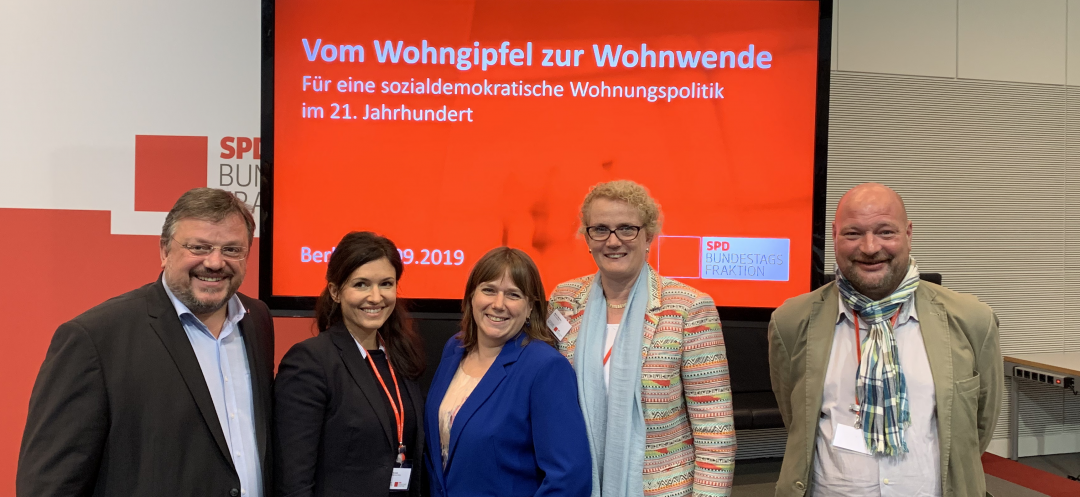SPD-Fraktion fasst Beschluss zur Wohnungswende / Düsseldorfer Teilnehmer*innen beim Wohngipfel in Berlin