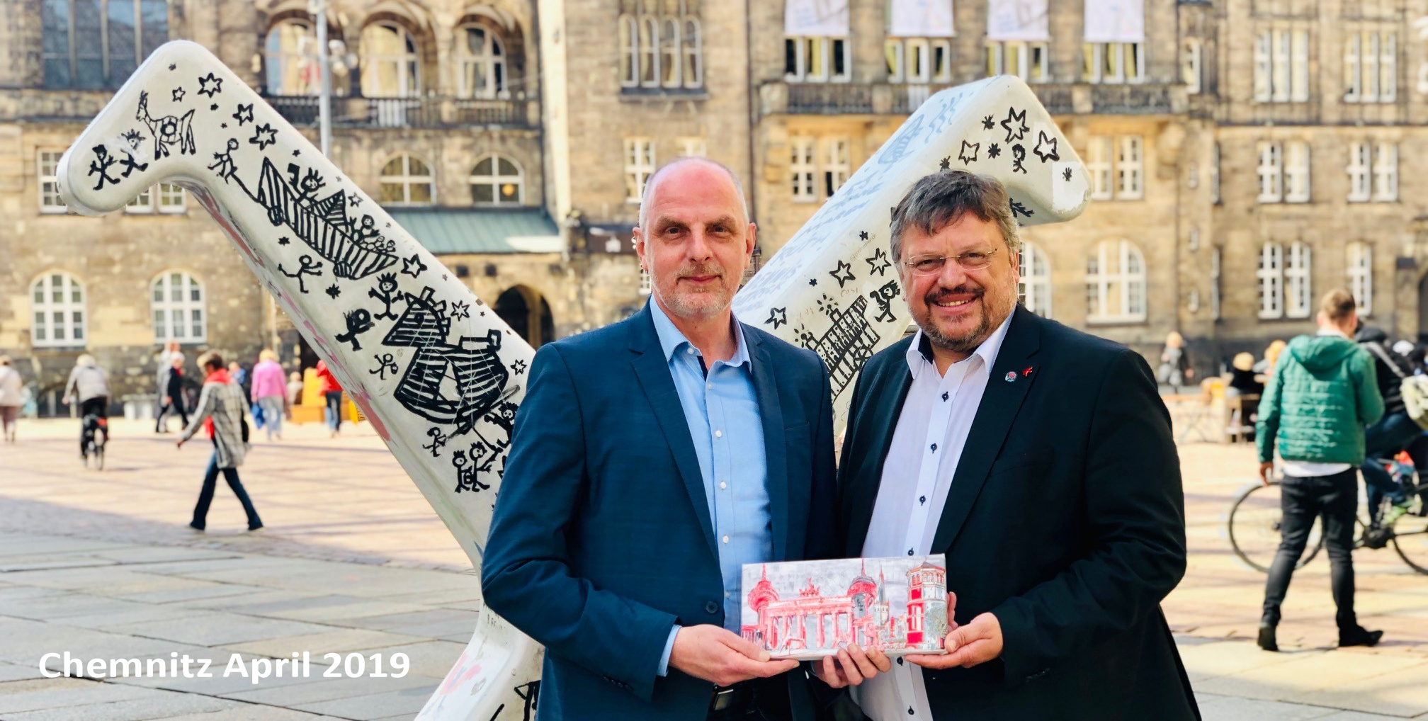 Andreas Rimkus MdB gratuliert Düsseldorfs Partnerstadt Chemnitz zur Auswahl als Europäische Kulturhauptstadt 2025