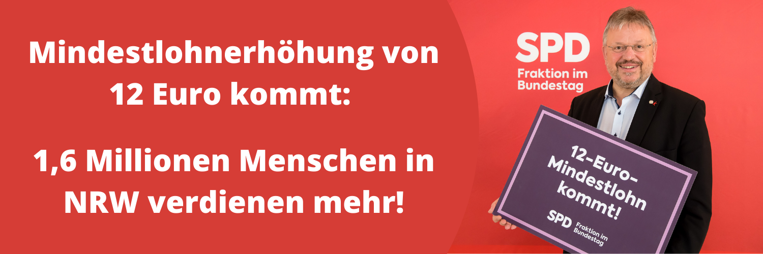 Die Mindestlohnerhöhung von 12 Euro kommt!